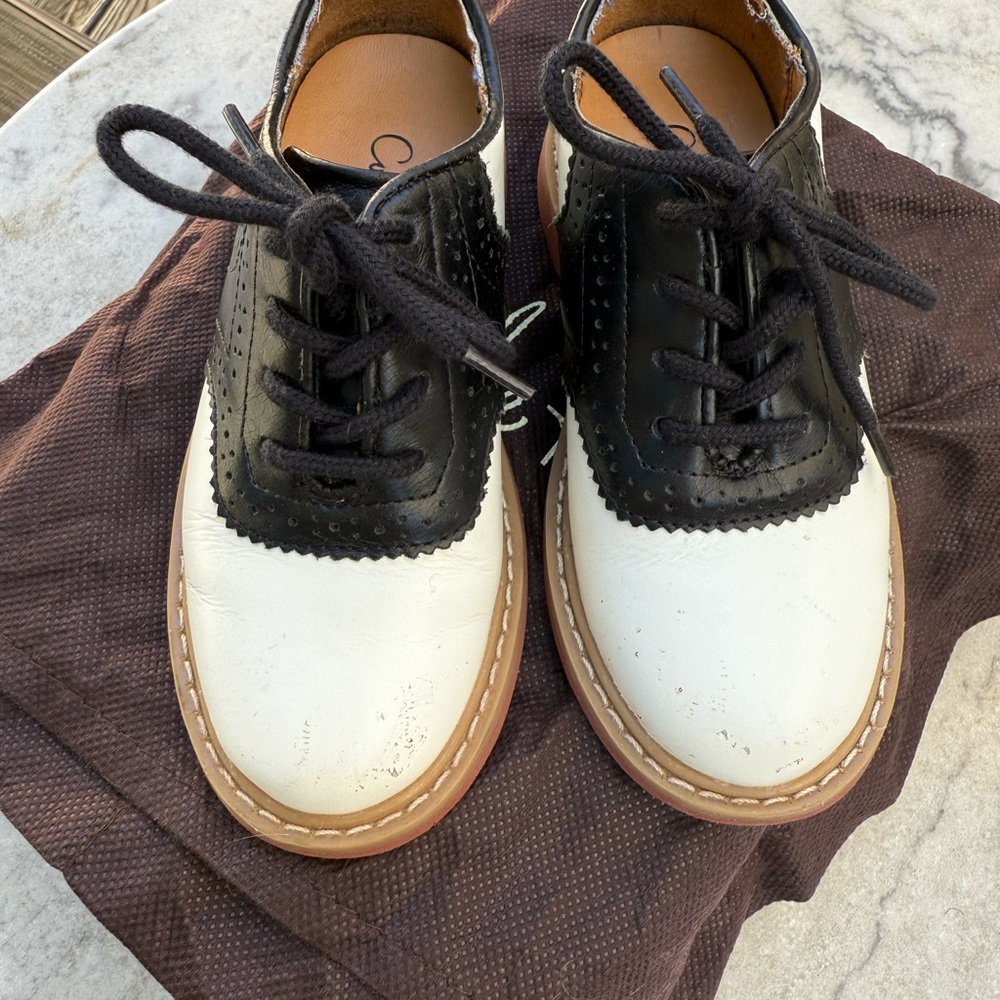 Cole Haan Black and White Saddle Shoes